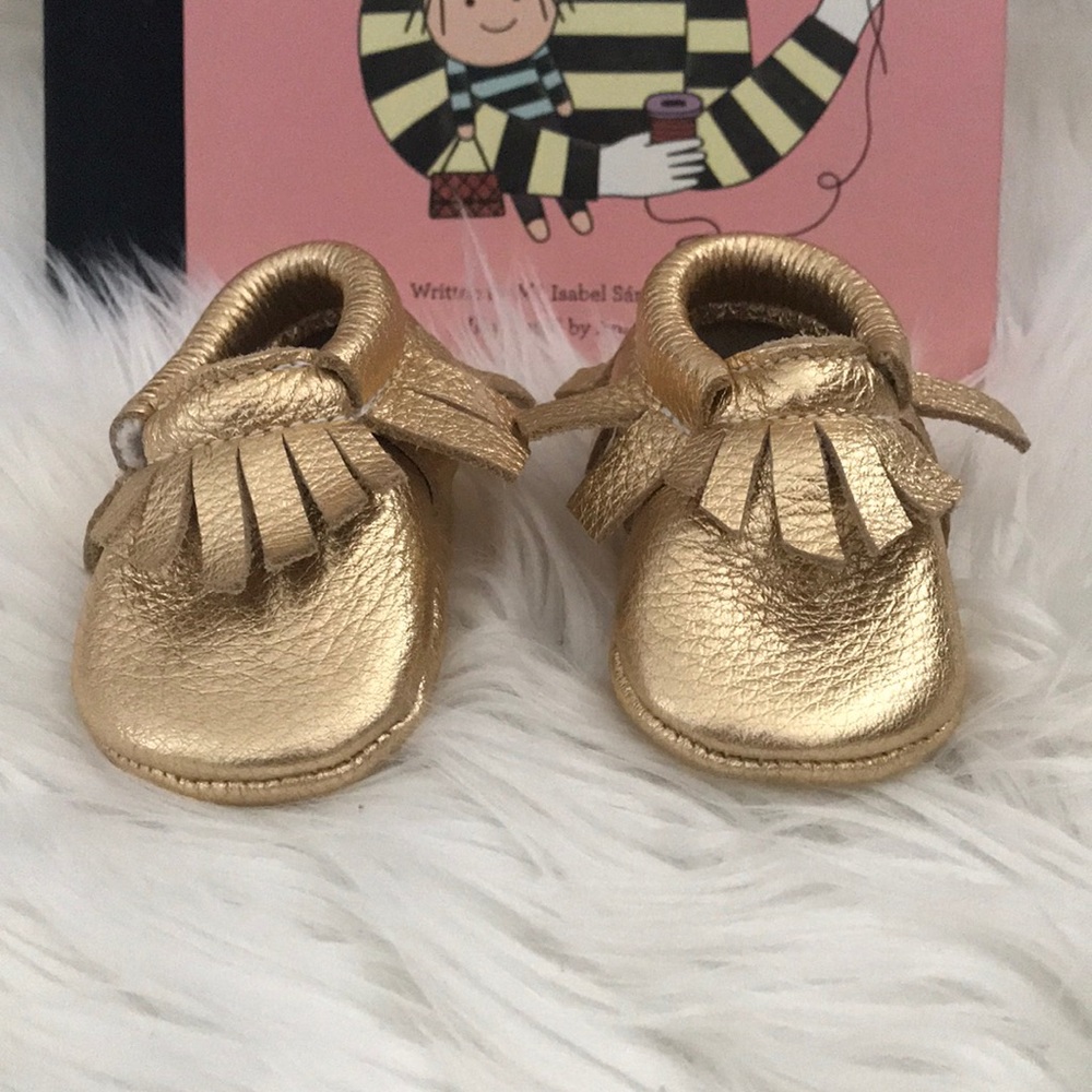 Gold Moccasins
